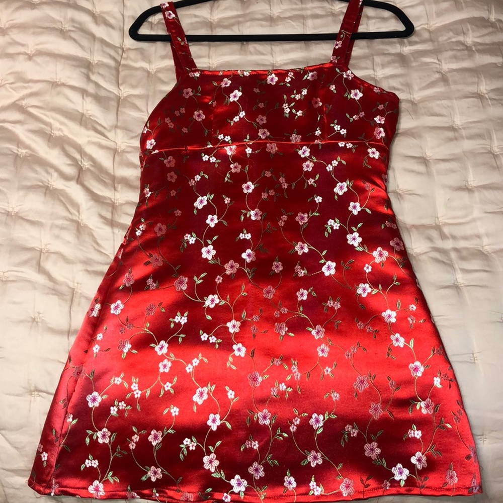 American Vintage red Japanese style dress